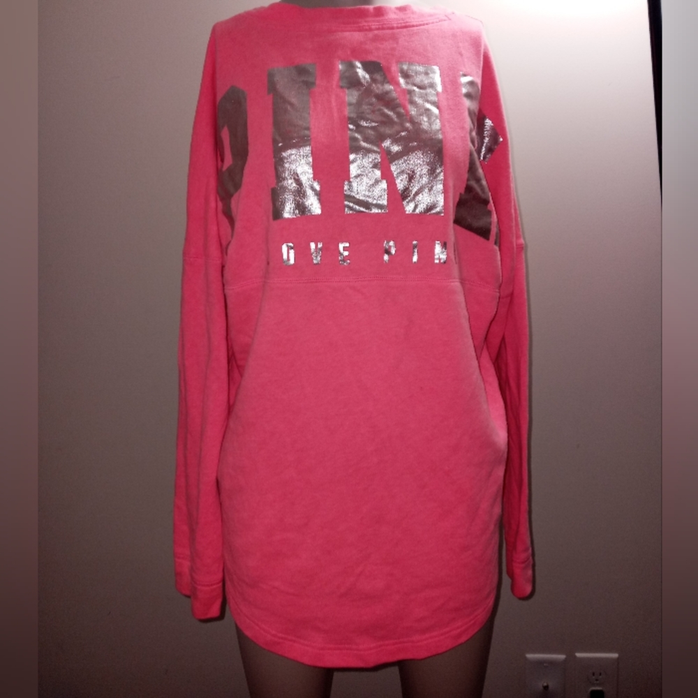Victoria Secret Pink logo sweatshirt size small